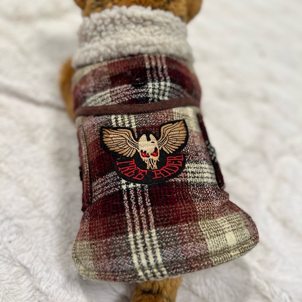 Free Rider Fleece Lined Jacket with Rhinestones